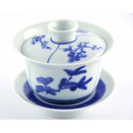 Gaiwan qing hua 190 ml aux 3 décors