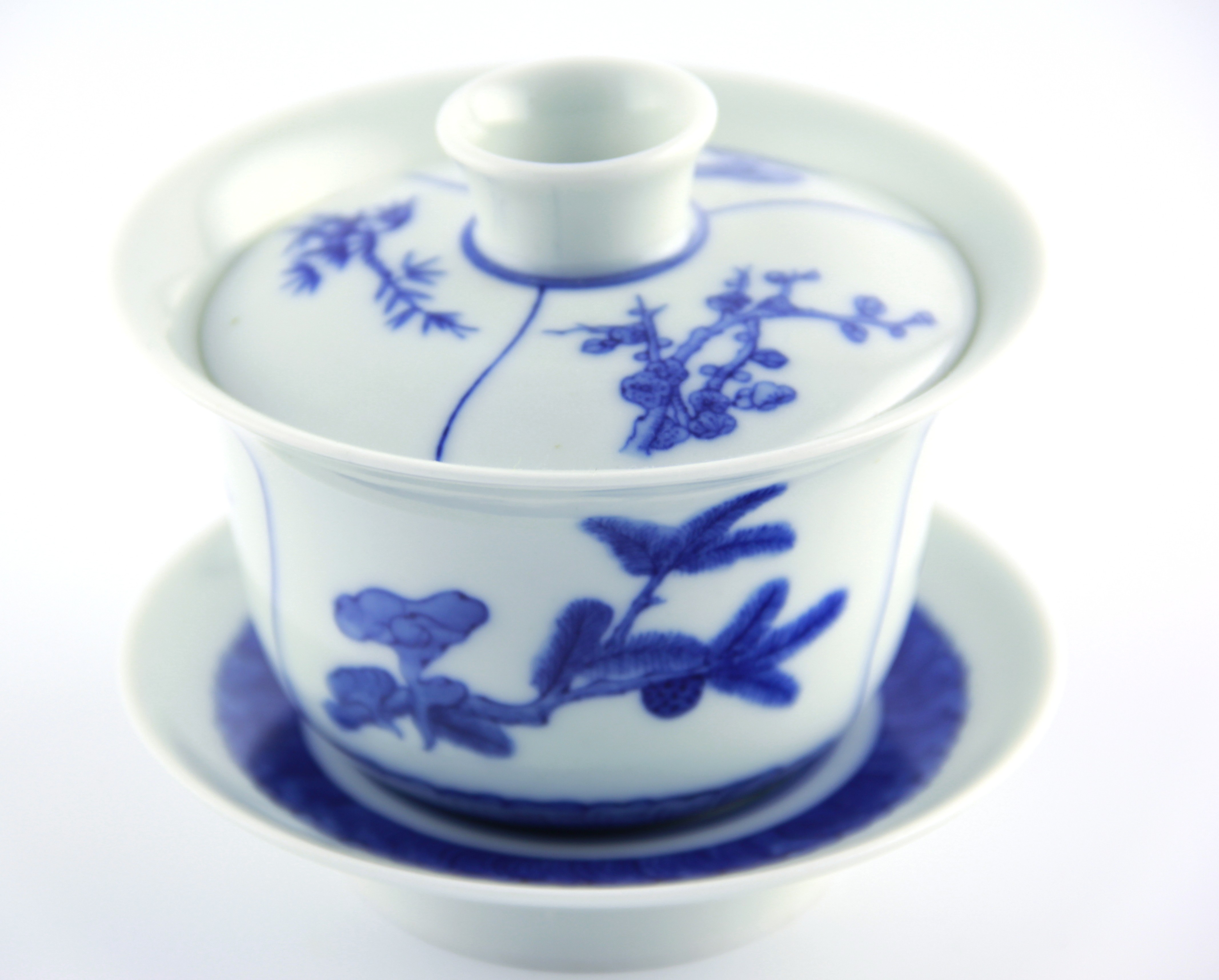 Gaiwan qing hua 190 ml aux 3 décors