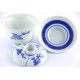 Gaiwan qing hua 190 ml aux 3 décors