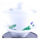 Gaiwan avec lotus sur tiges 100 ml