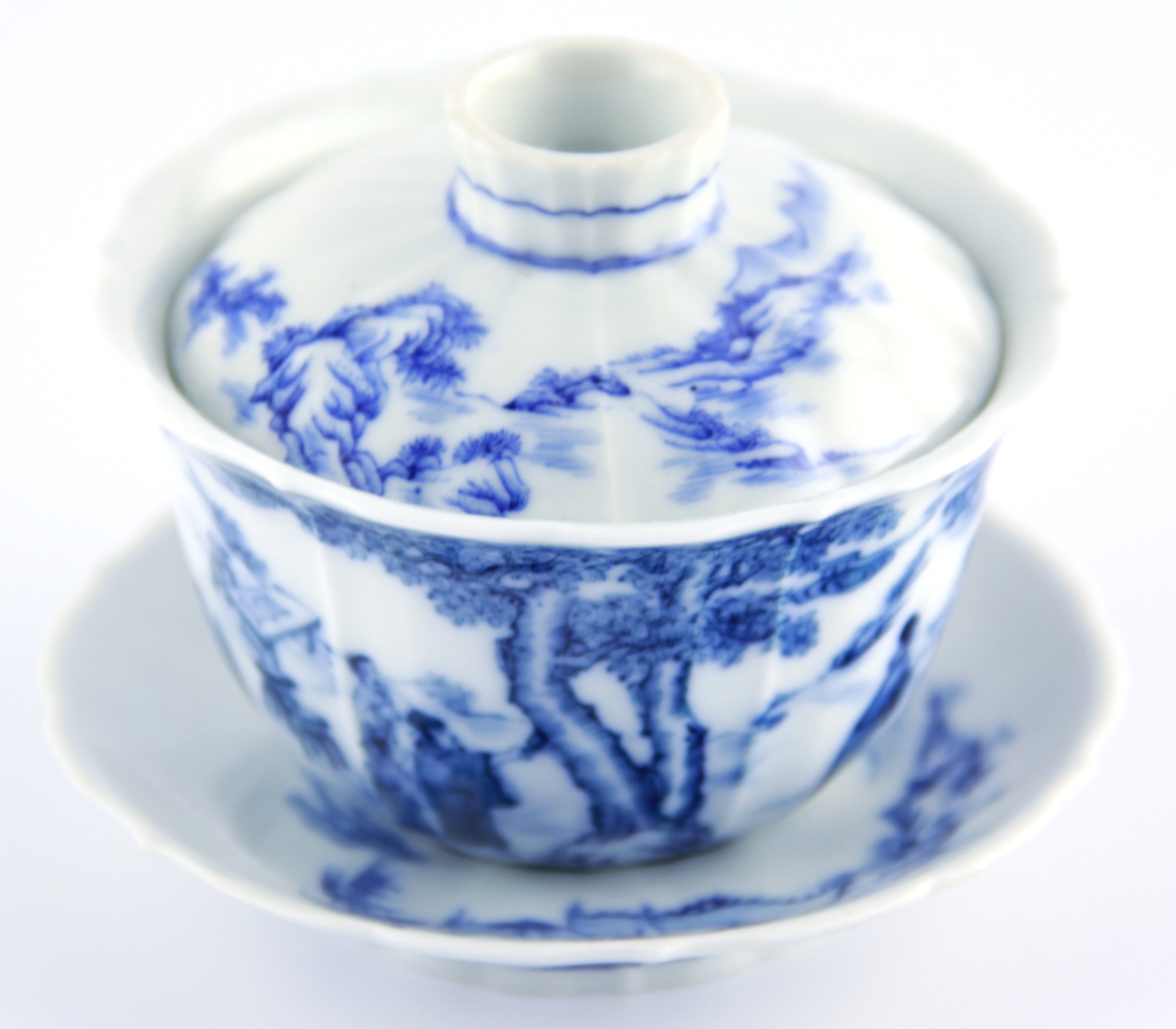 Gaiwan Qin Hua 140 ml aux bords découpés