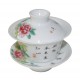 Gaiwan 100 ml en porcelaine de style Famille Rose, peint à la main