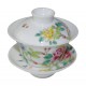 Gaiwan en porcelaine de Jingdezhen peint à la main, de style Famille Rose 100 ml