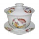 Gaiwan en porcelaine peint à la main, décoré de superbes papillons 155 ml