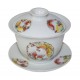 Gaiwan en porcelaine de Jingdezhen peint à la main, de grande taille 155 ml