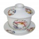 Gaiwan en porcelaine et peint à la main, grande taille 155 ml idéal pour 2 personnes