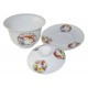 Gaiwan en porcelaine de Jingdezhen peint à la main, décoré de superbes papillons 155 ml, set de 3 pièces