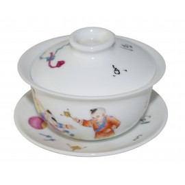 Gaiwan 130 ml enfants qui jouent