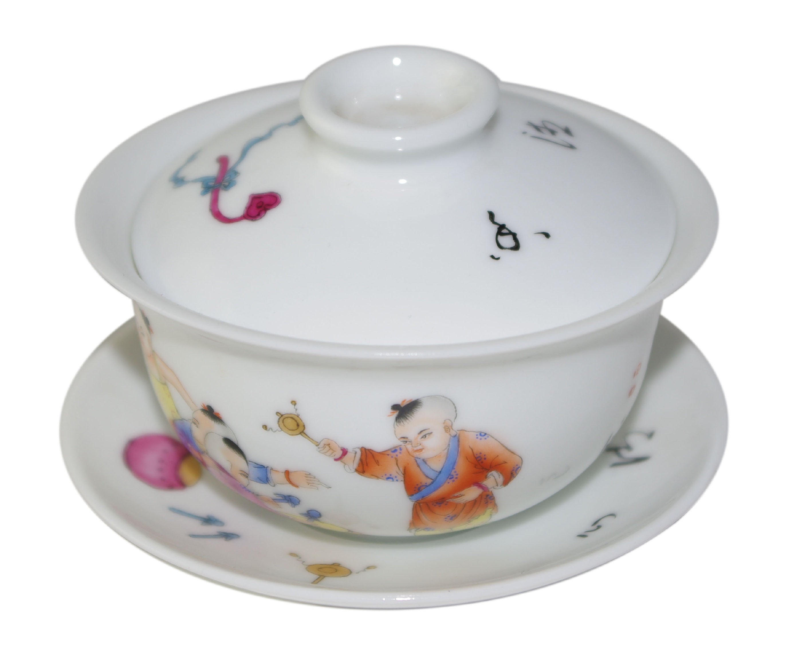 Gaiwan 130 ml enfants qui jouent