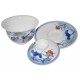 Gaiwan en porcelaine 115 ml  canards mandarins et lotus (set A)