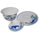 Gaiwan en porcelaine 115 ml  canards mandarins et lotus (set B)