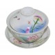 Gaiwan en porcelaine décoré de lotus 130 ml