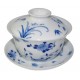 Gaiwan de style Qin Hua décoré de diverses fleurs 150 ml