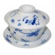 Gaiwan de style Qin Hua décoré de diverses fleurs 150 ml