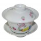 Gaiwan en porcelaine avec enfant jouant du sheng 100 ml