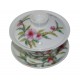 Gaiwan de style Famille Rose décoré de fleurs de prunier 100 ml