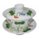 Gaiwan 100 ml en porcelaine peint à la main