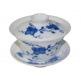 Gaiwan Qin Hua décoré de melons et papillons 100 ml