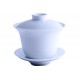 Gaiwan en porcelaine 180 ml couleur ivoire satin