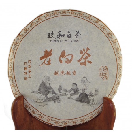 Galette de thé blanc Shou Mei de Zheng He année 2013